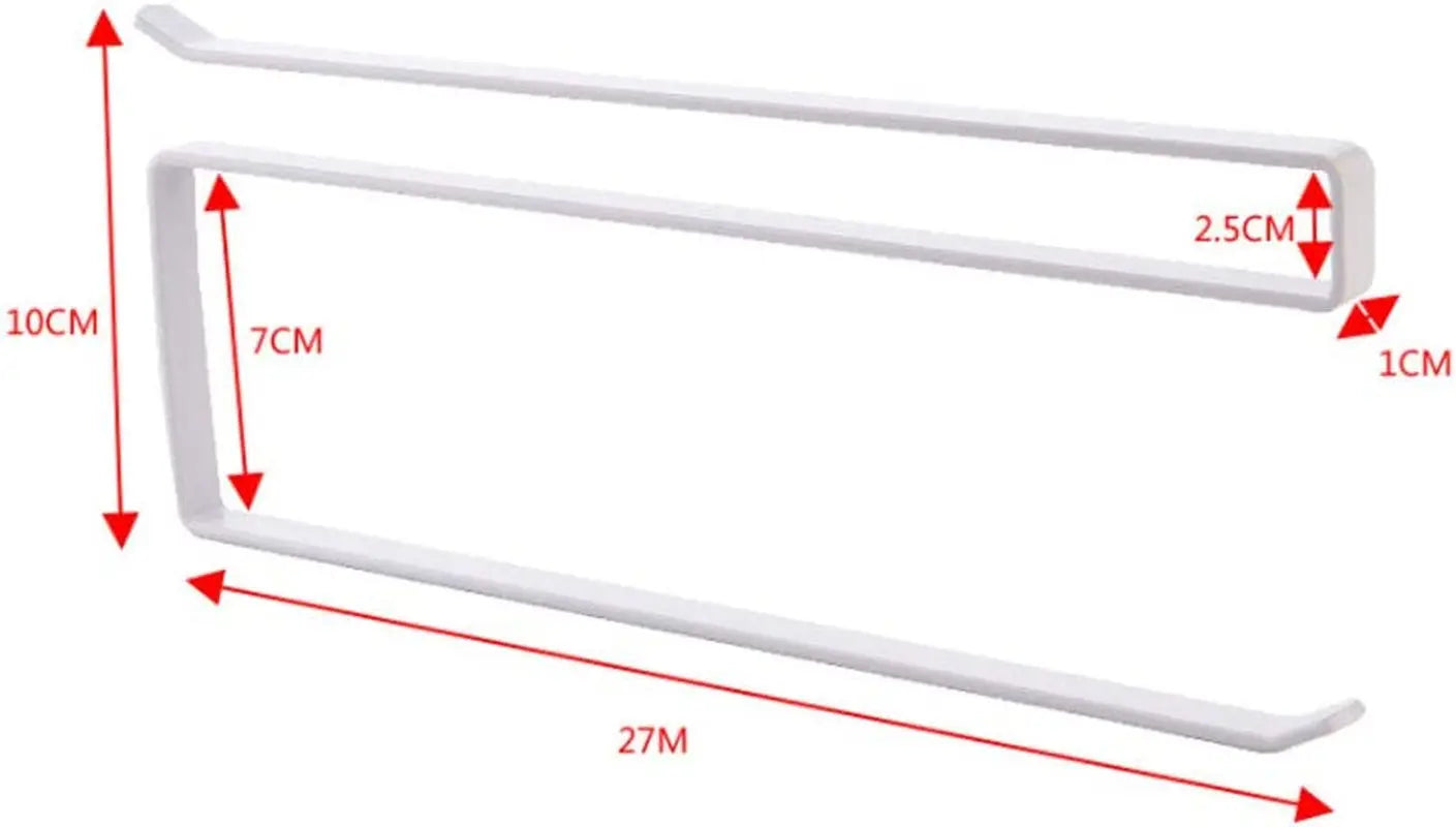 2 Pack Paper Roll Holder, Paper Towel Roll Holder Dispenser Napkins Storage Rack,Kitchen Toilte Organization Storage